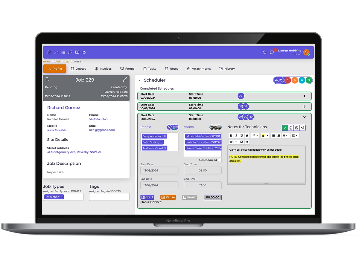 Job Scheduling Software for SMEs and Enterprise | WorkDash